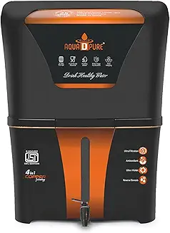 AQUA D PURE 4 in 1 Copper RO Water Purifier with 10 Stage