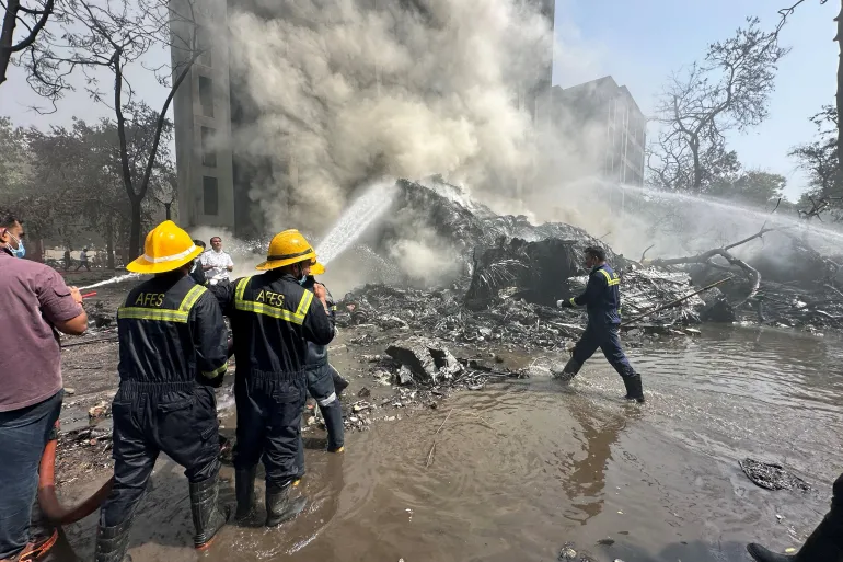 Ahmedabad Plane Crash The Moment Air India Flight Hits Meghani Nagar Building | N18L
