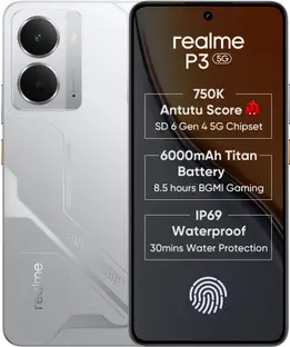 realme P3 5G (Space Silver, 128 GB)  (6 GB RAM)