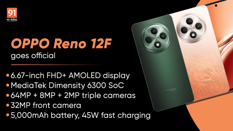 Oppo Reno 12F: Style and AI Upgrade, But Is It Worth It?